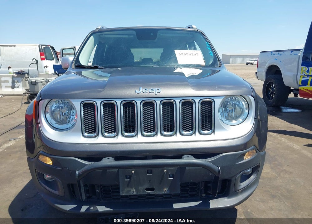 2016 JEEP RENEGADE LIMITED VIN: ZACCJBDT5GPE26801
