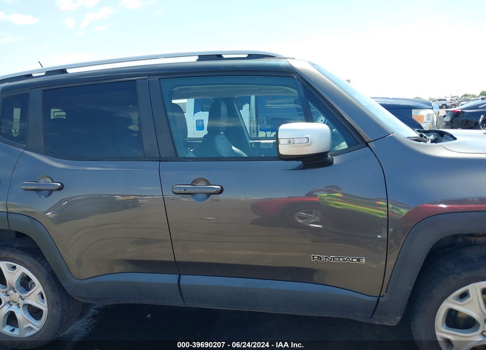 2016 JEEP RENEGADE LIMITED VIN: ZACCJBDT5GPE26801