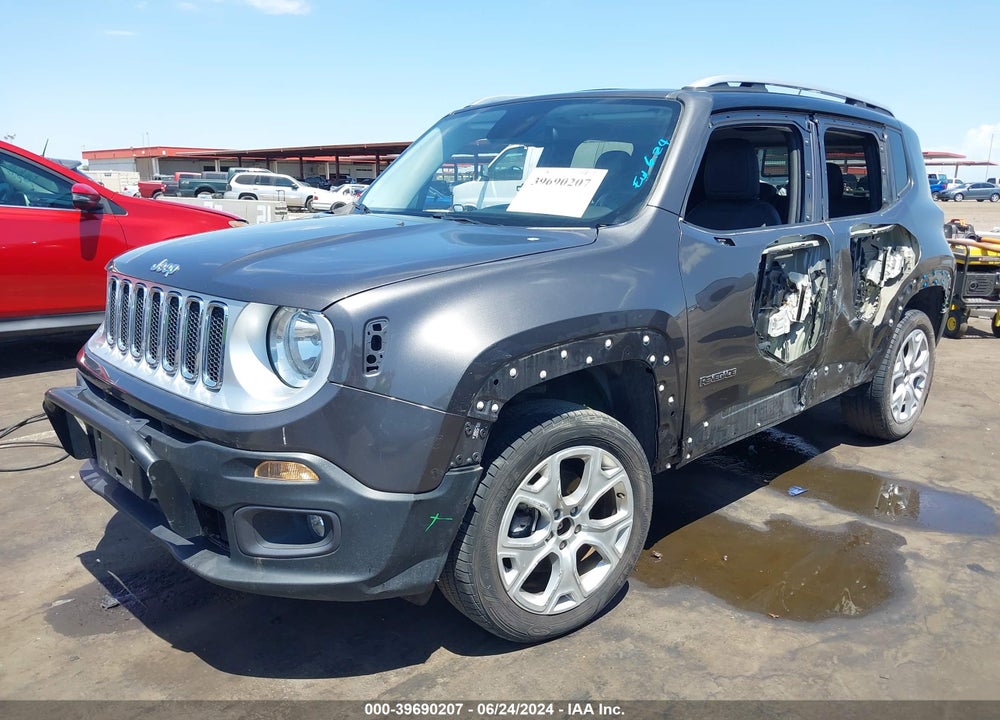 2016 JEEP RENEGADE LIMITED VIN: ZACCJBDT5GPE26801