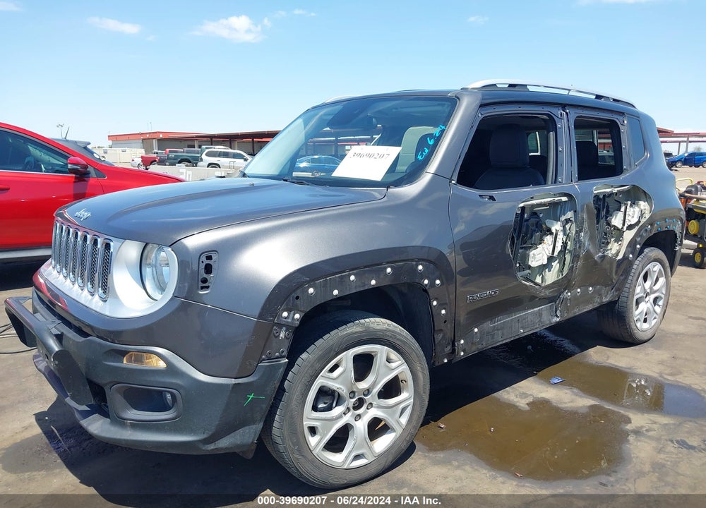2016 JEEP RENEGADE LIMITED VIN: ZACCJBDT5GPE26801