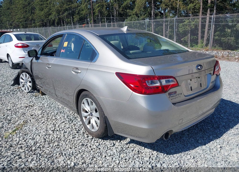 2017 SUBARU LEGACY 2.5I PREMIUM VIN: 4S3BNAD63H3058953