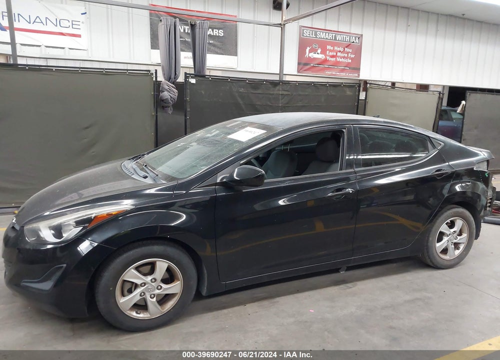 2014 HYUNDAI ELANTRA SE VIN: 5NPDH4AE0EH539871