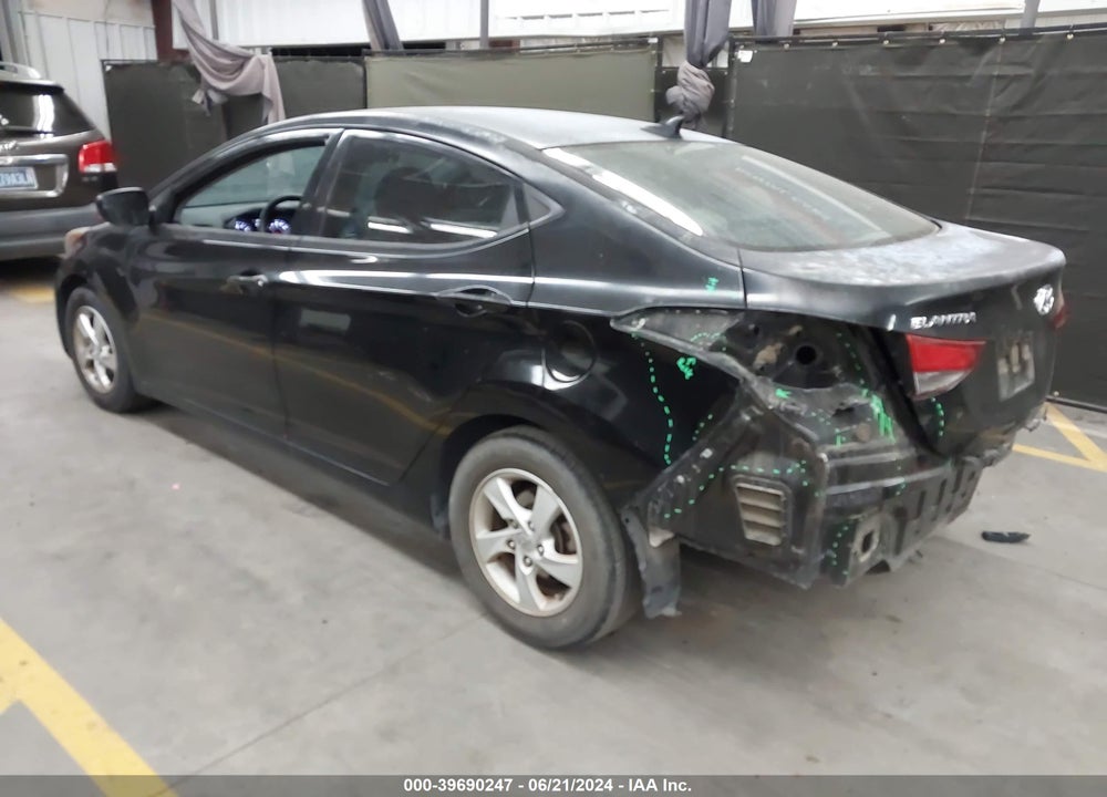 2014 HYUNDAI ELANTRA SE VIN: 5NPDH4AE0EH539871