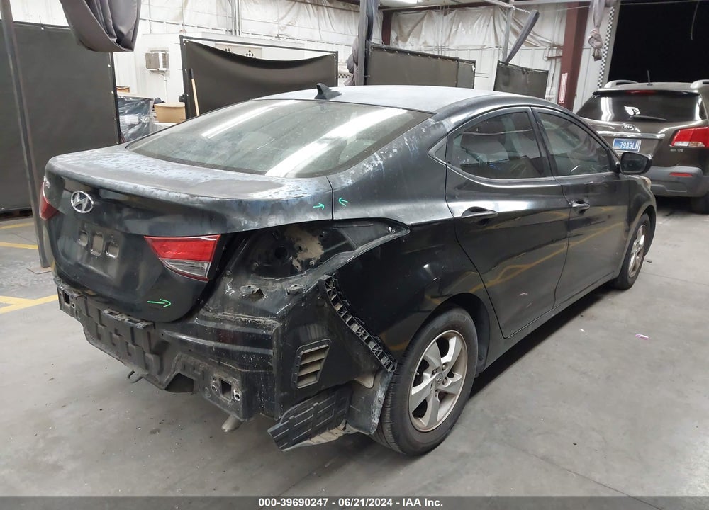 2014 HYUNDAI ELANTRA SE VIN: 5NPDH4AE0EH539871