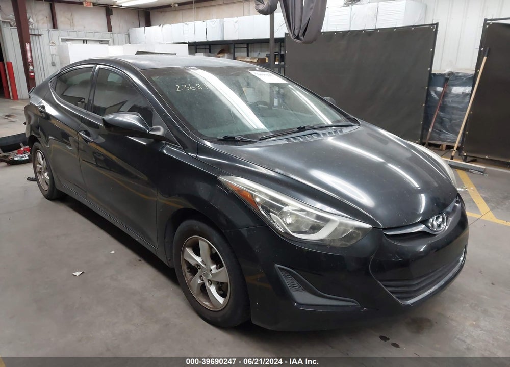 2014 HYUNDAI ELANTRA SE VIN: 5NPDH4AE0EH539871