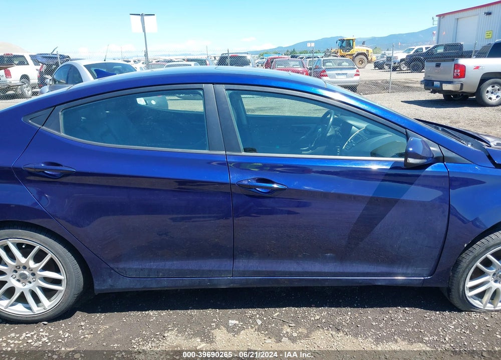 2013 HYUNDAI ELANTRA LIMITED VIN: 5NPDH4AE6DH355064