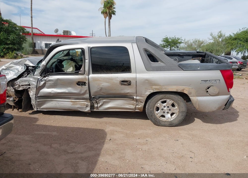 2006 CHEVROLET AVALANCHE 1500 Z71 VIN: 3GNEK12Z06G116540