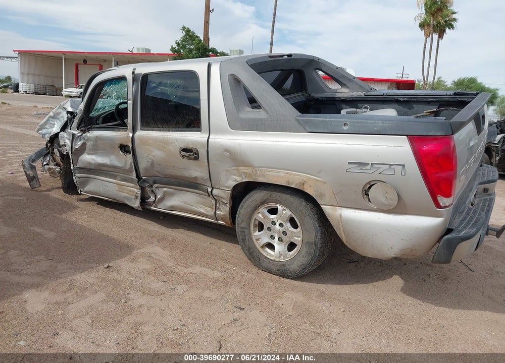 2006 CHEVROLET AVALANCHE 1500 Z71 VIN: 3GNEK12Z06G116540