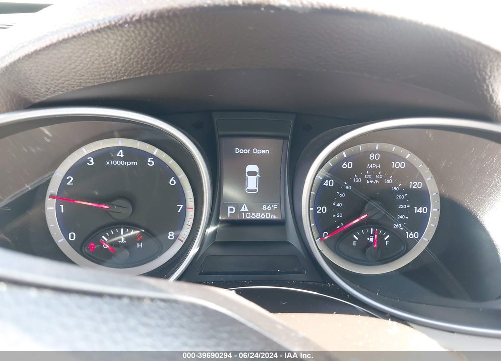 2013 HYUNDAI SANTA FE GLS VIN: KM8SM4HF3DU003658