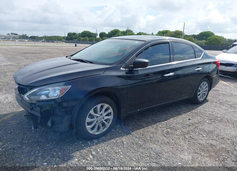 2019 NISSAN SENTRA SV VIN: 3N1AB7AP0KL606085
