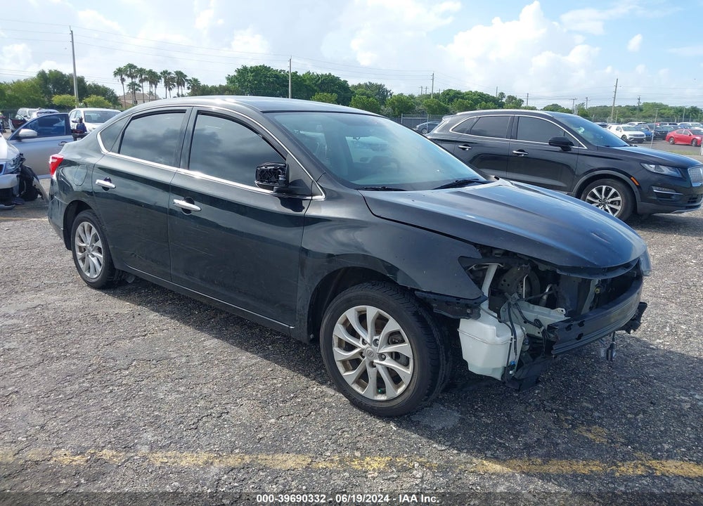 2019 NISSAN SENTRA SV VIN: 3N1AB7AP0KL606085