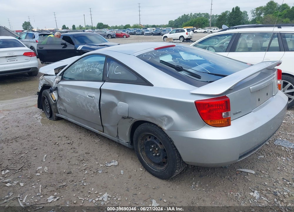 2001 TOYOTA CELICA GT VIN: JTDDR32TX10098598