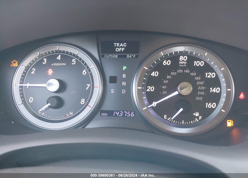 2012 LEXUS ES 350 VIN: JTHBK1EG8C2504303