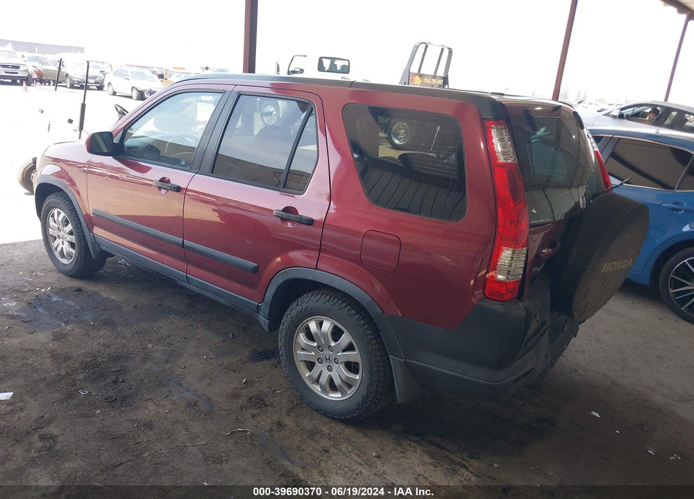 2006 HONDA CR-V EX VIN: JHLRD78846C059593