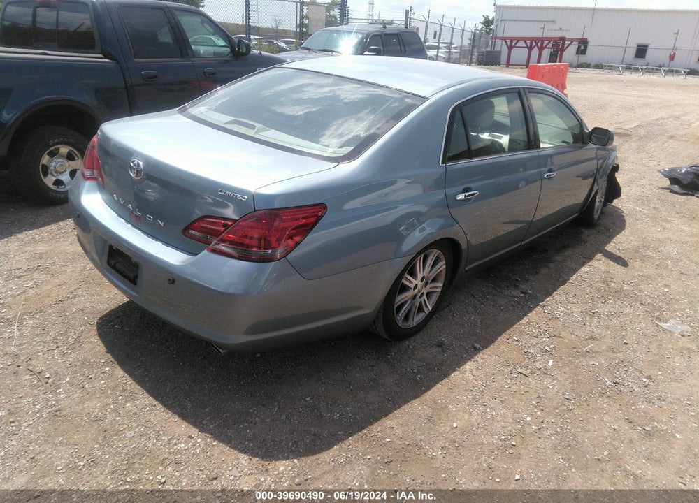 2008 TOYOTA AVALON LIMITED VIN: 4T1BK36B68U313065