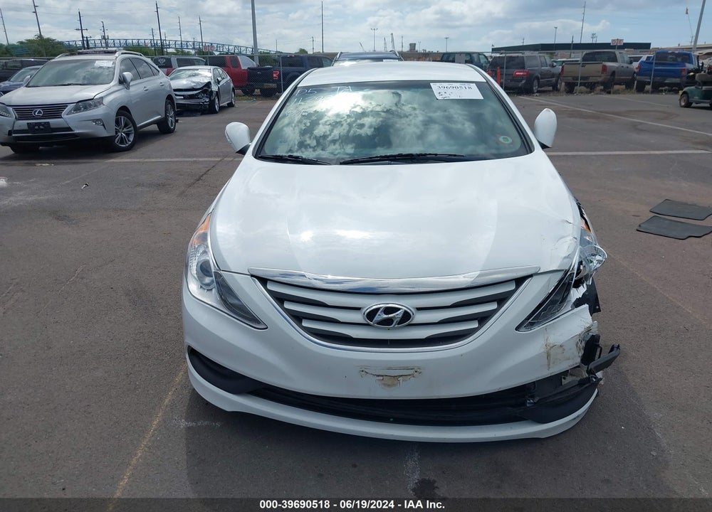 2014 HYUNDAI SONATA GLS VIN: 5NPEB4AC8EH924664