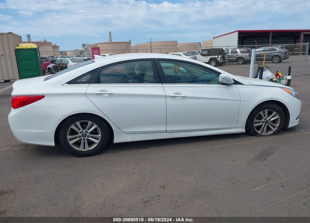 2014 HYUNDAI SONATA GLS VIN: 5NPEB4AC8EH924664