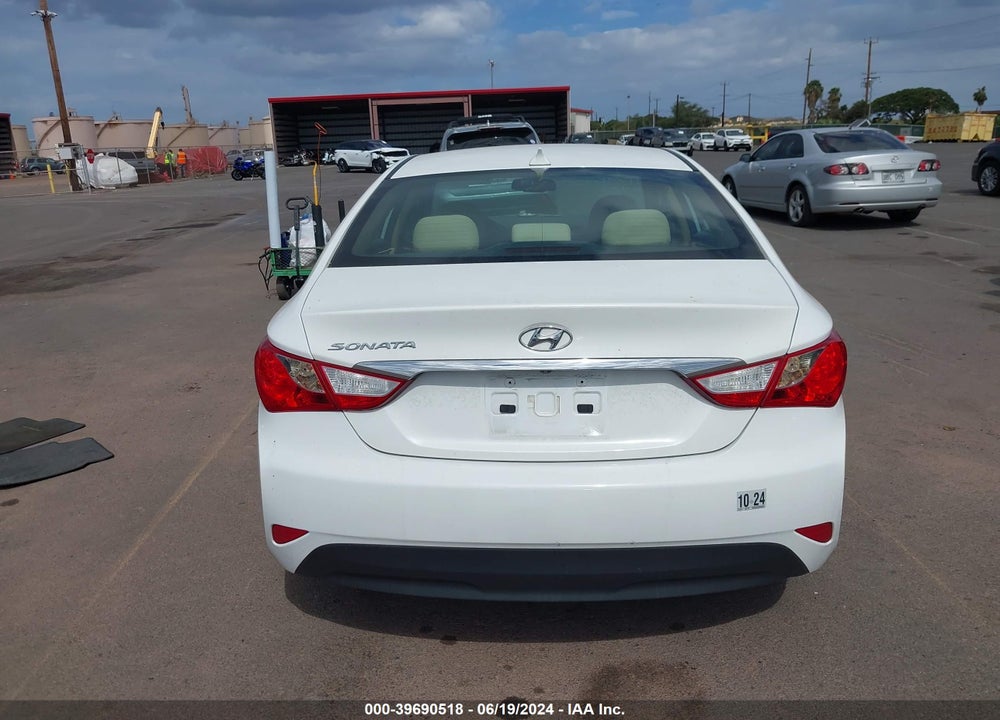 2014 HYUNDAI SONATA GLS VIN: 5NPEB4AC8EH924664