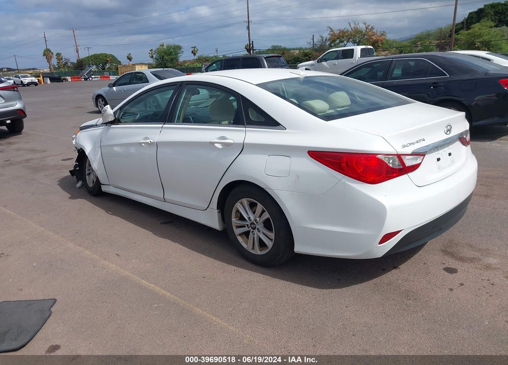 2014 HYUNDAI SONATA GLS VIN: 5NPEB4AC8EH924664