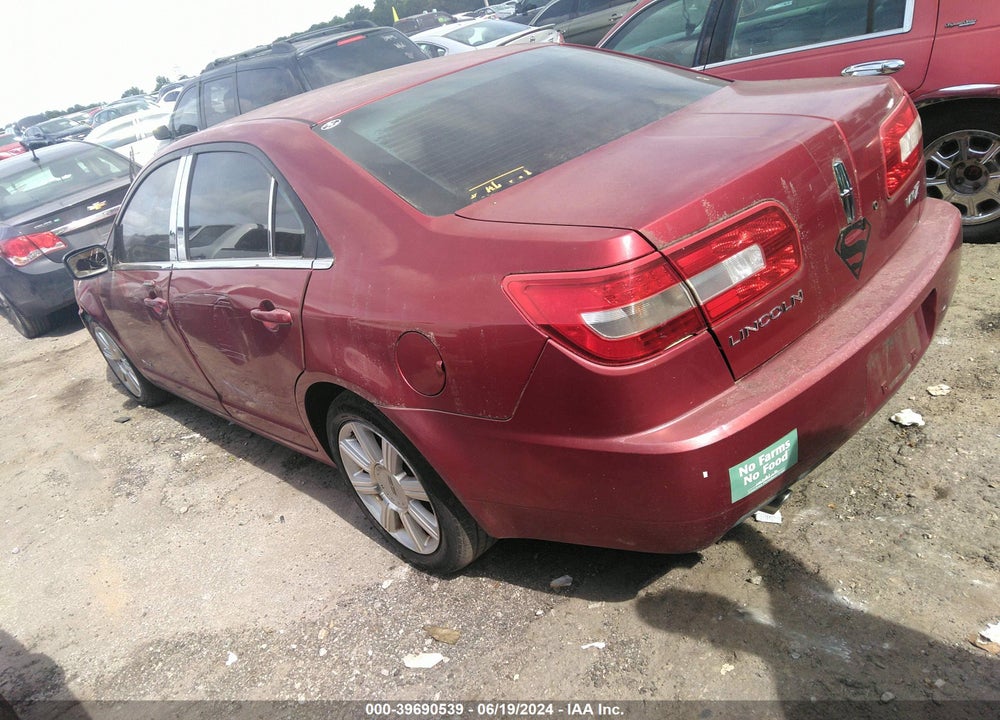 2007 LINCOLN MKZ VIN: 3LNHM26T67R663468