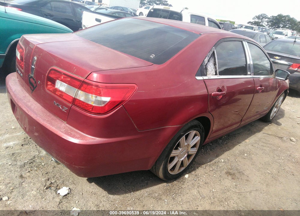 2007 LINCOLN MKZ VIN: 3LNHM26T67R663468