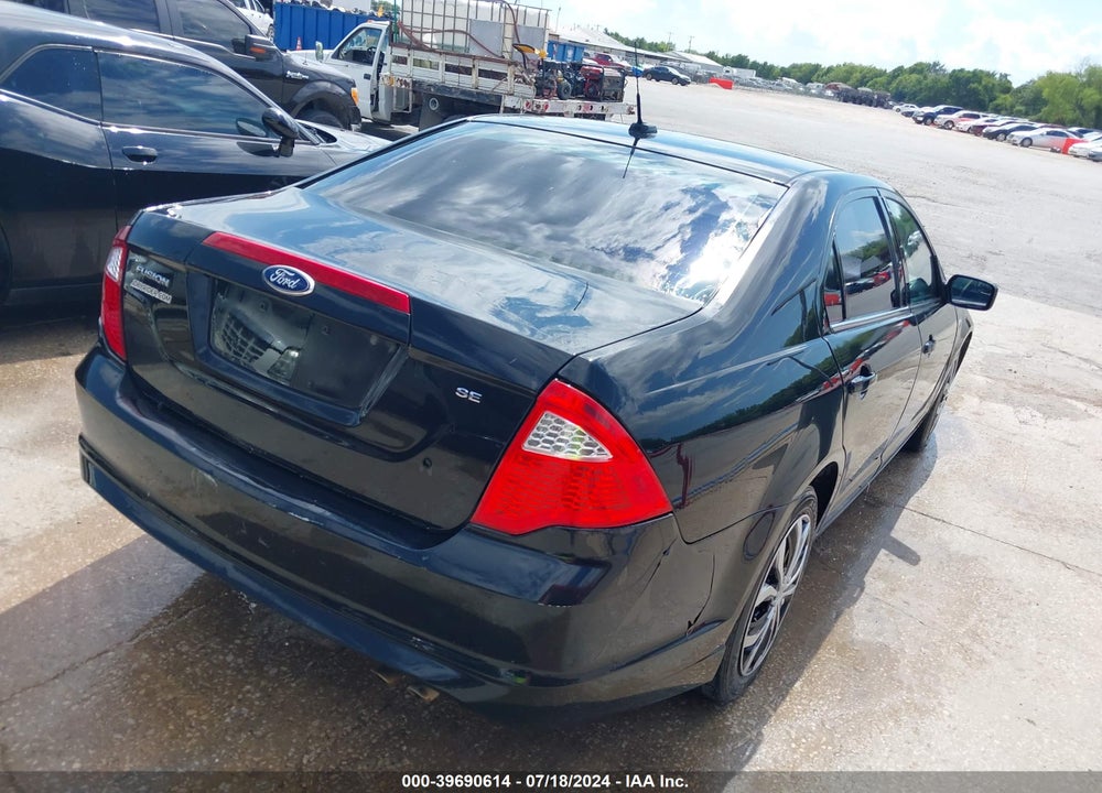 2011 FORD FUSION SE VIN: 3FAHP0HAXBR237390