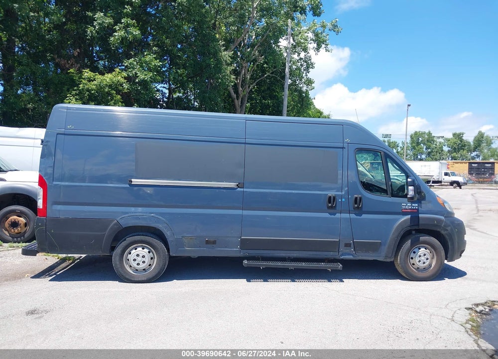 2019 RAM PROMASTER 3500 CARGO VAN HIGH ROOF 159 WB EXT VIN: 3C6URVJG7KE558347