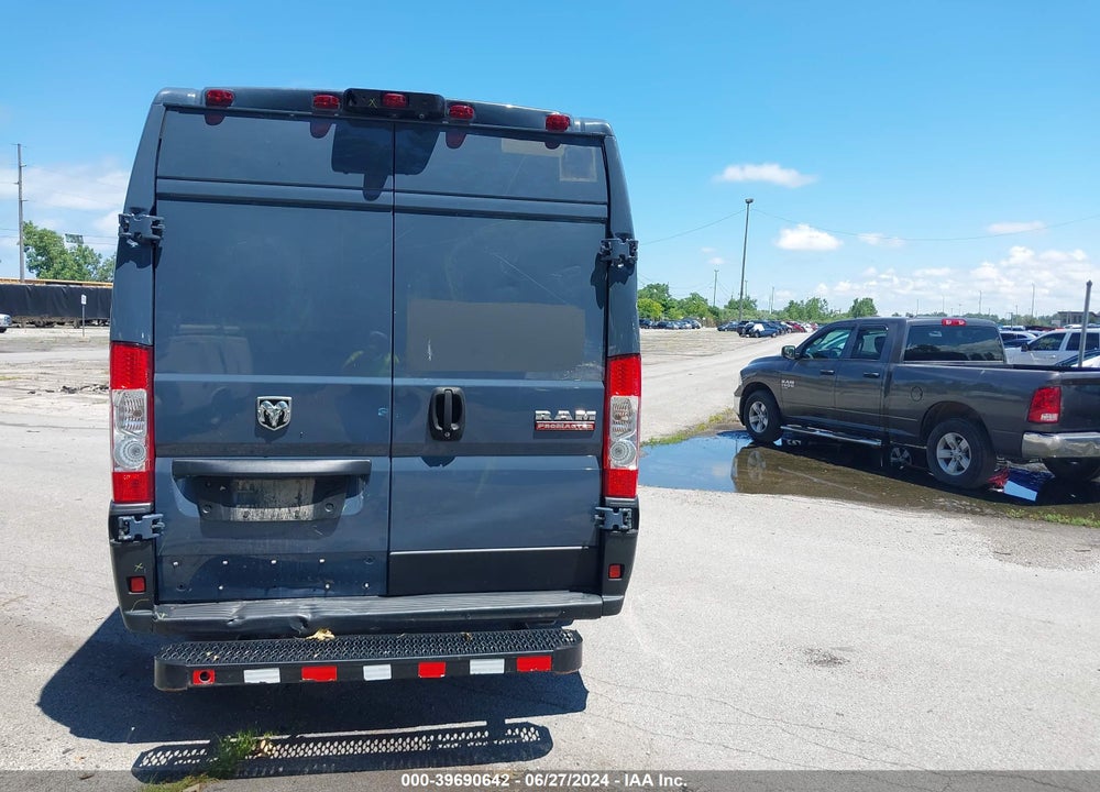 2019 RAM PROMASTER 3500 CARGO VAN HIGH ROOF 159 WB EXT VIN: 3C6URVJG7KE558347