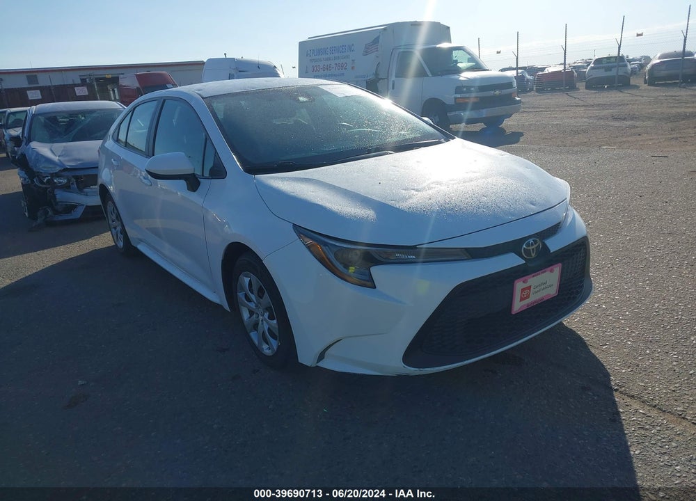 2021 TOYOTA COROLLA LE VIN: 5YFEPMAE7MP206673