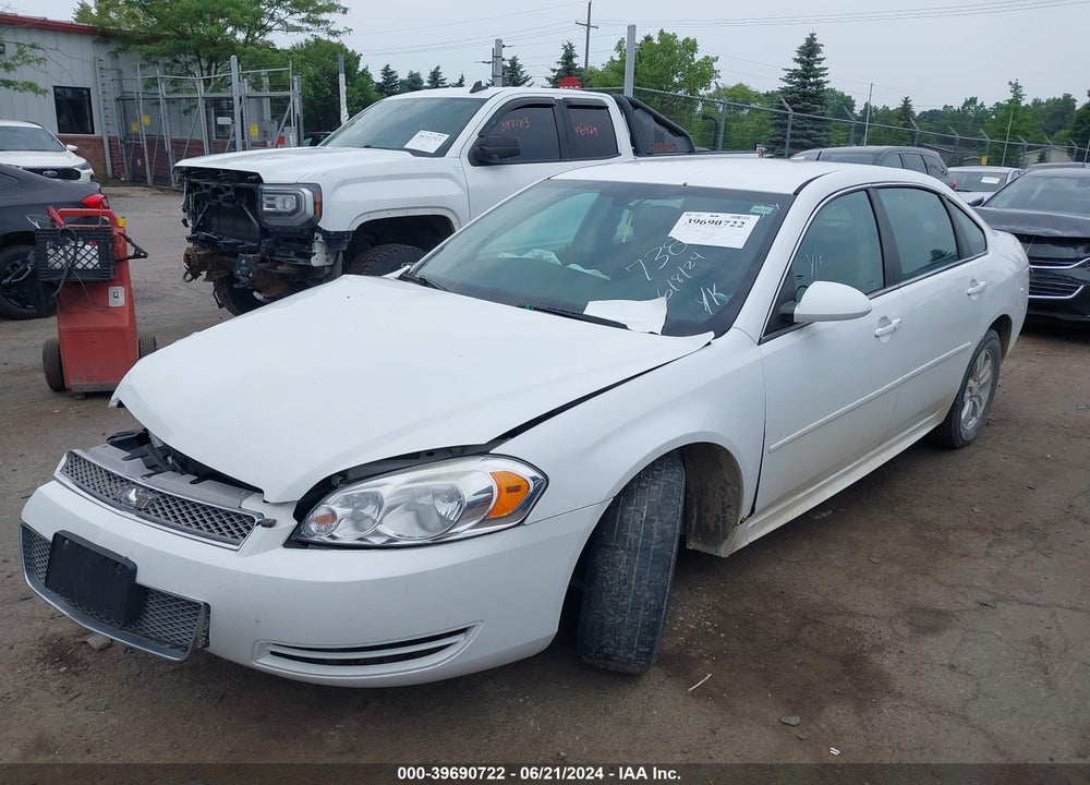 2012 CHEVROLET IMPALA LS VIN: 2G1WA5E3XC1137388