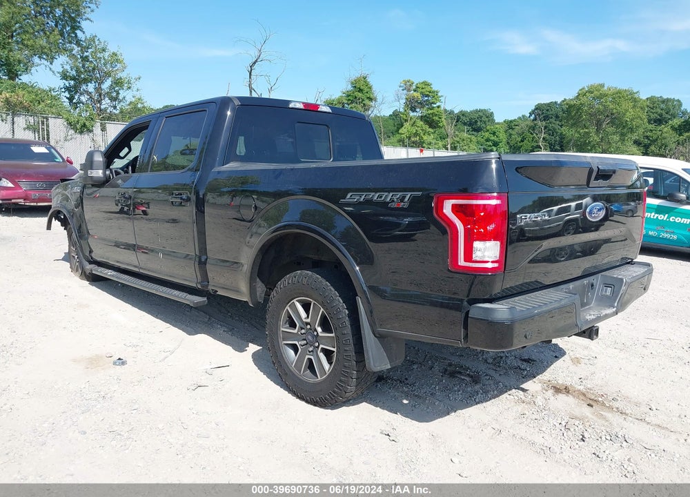 2016 FORD F-150 XLT VIN: 1FTFW1EF2GFA91467