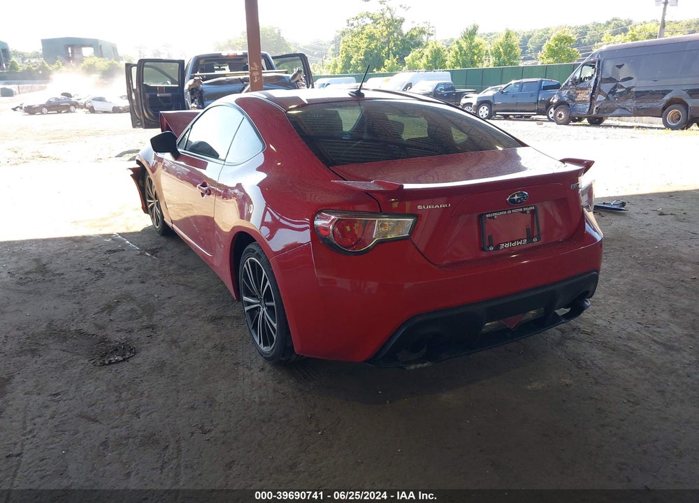 2013 SUBARU BRZ LIMITED VIN: JF1ZCAC16D1603114