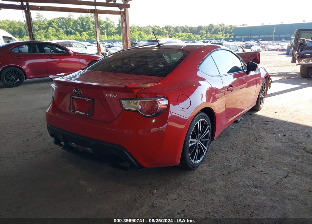 2013 SUBARU BRZ LIMITED VIN: JF1ZCAC16D1603114