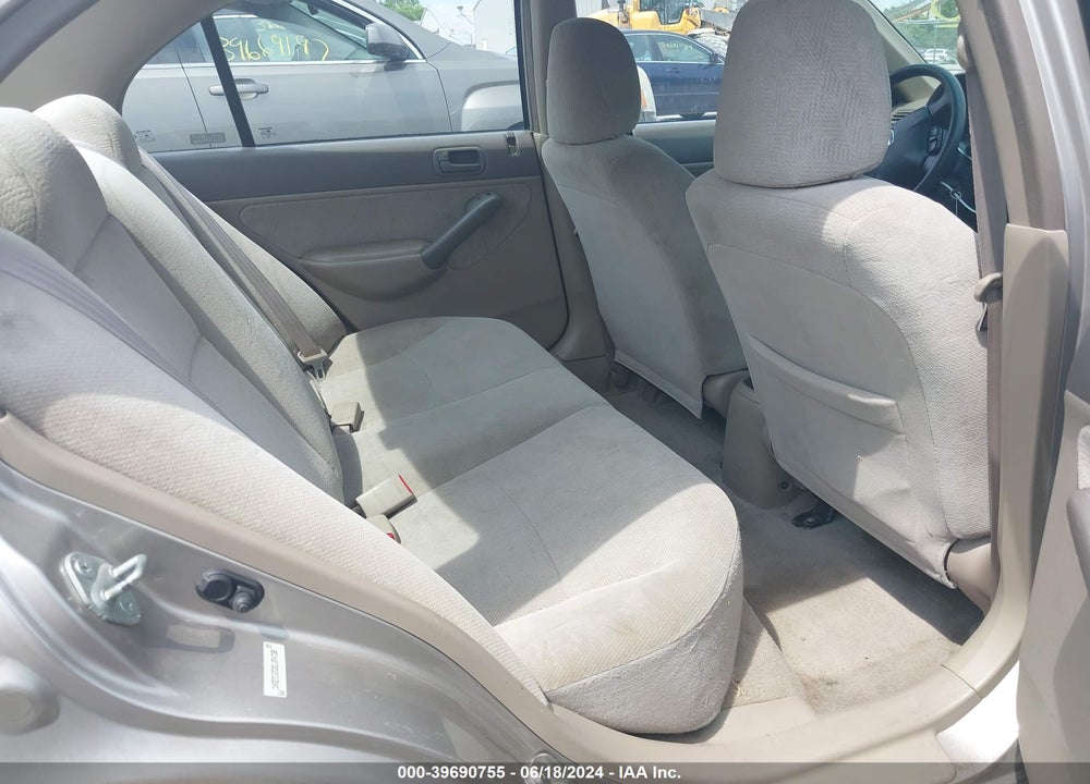 2001 HONDA CIVIC LX VIN: 1HGES16531L054208