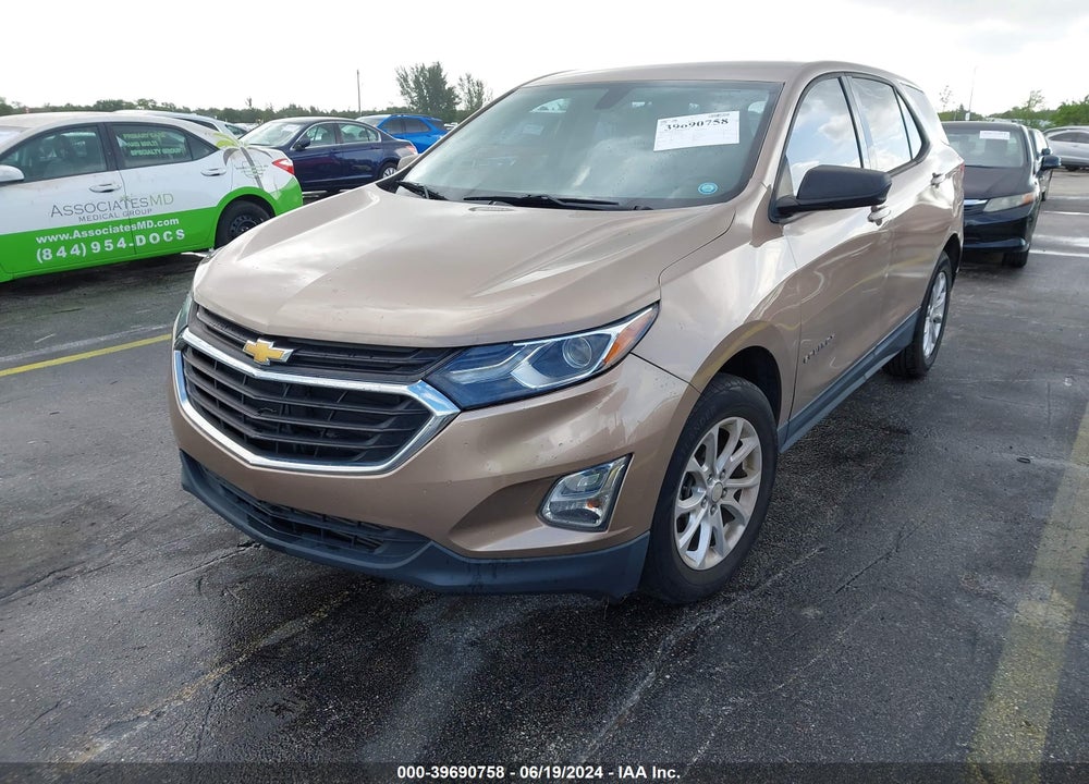 2018 CHEVROLET EQUINOX LS VIN: 3GNAXHEVXJL324457