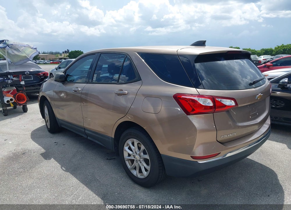 2018 CHEVROLET EQUINOX LS VIN: 3GNAXHEVXJL324457