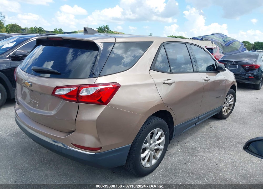 2018 CHEVROLET EQUINOX LS VIN: 3GNAXHEVXJL324457