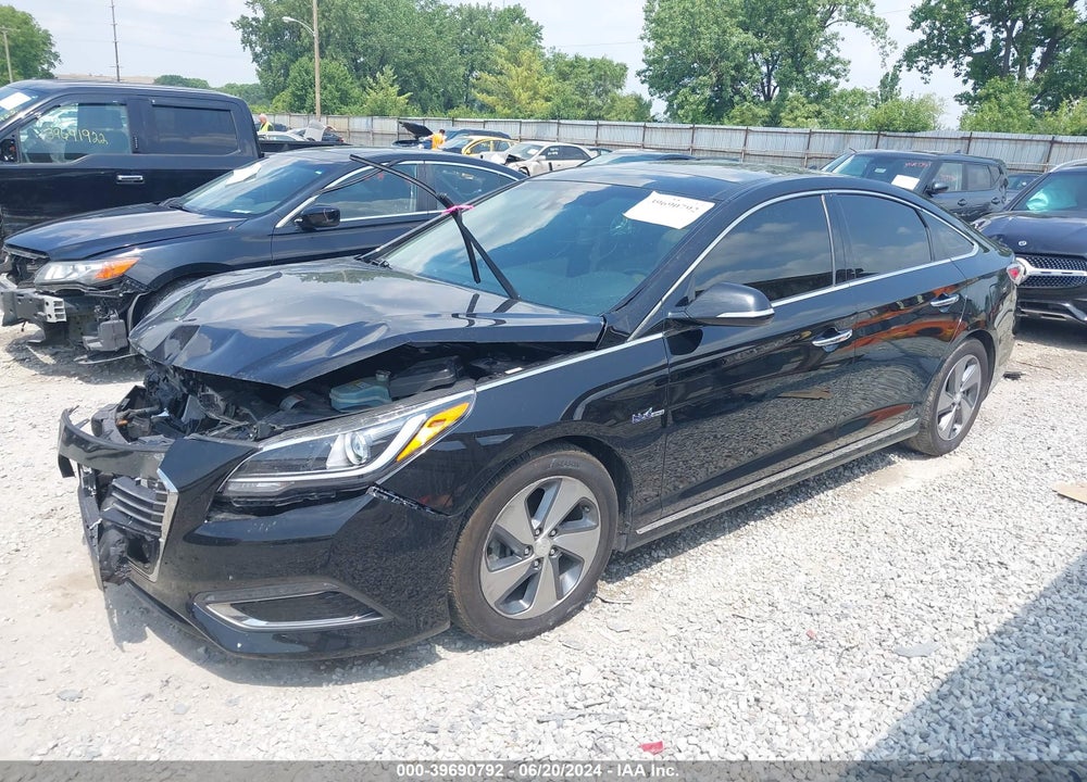 2017 HYUNDAI SONATA HYBRID LIMITED VIN: KMHE34L18HA044936