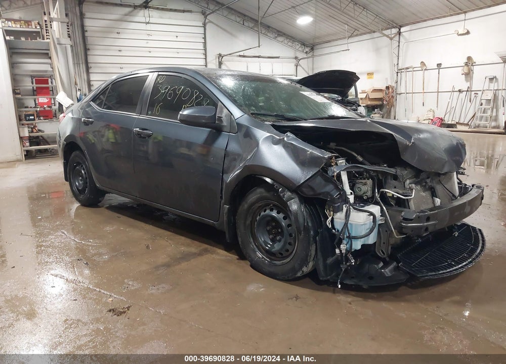 2016 TOYOTA COROLLA L VIN: 5YFBURHE3GP551587