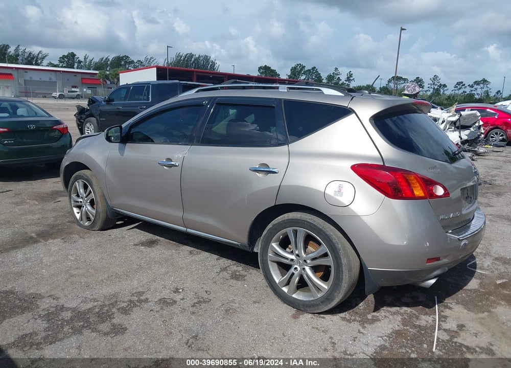 2009 NISSAN MURANO LE VIN: JN8AZ18W19W159519