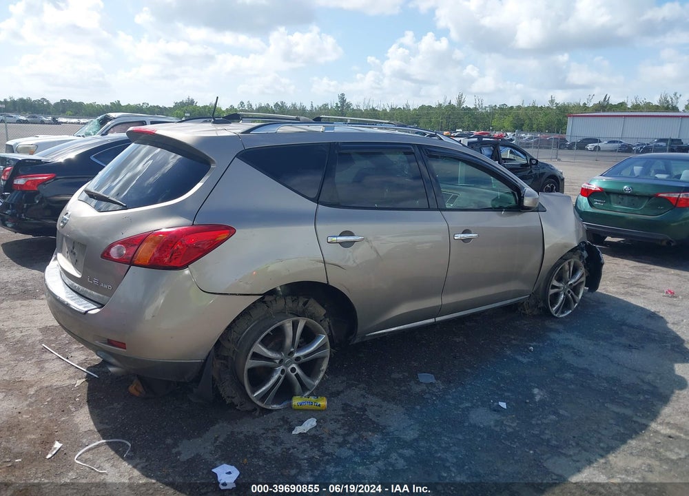 2009 NISSAN MURANO LE VIN: JN8AZ18W19W159519