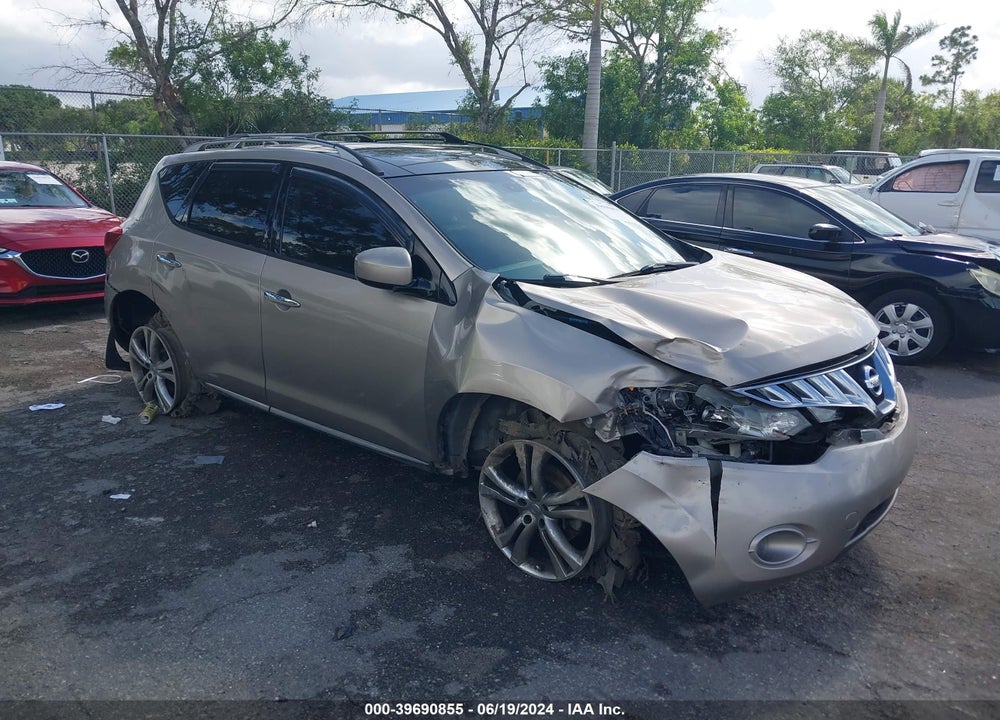 2009 NISSAN MURANO LE VIN: JN8AZ18W19W159519