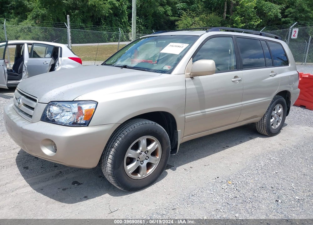 2006 TOYOTA HIGHLANDER V6 VIN: JTEEP21A460186098