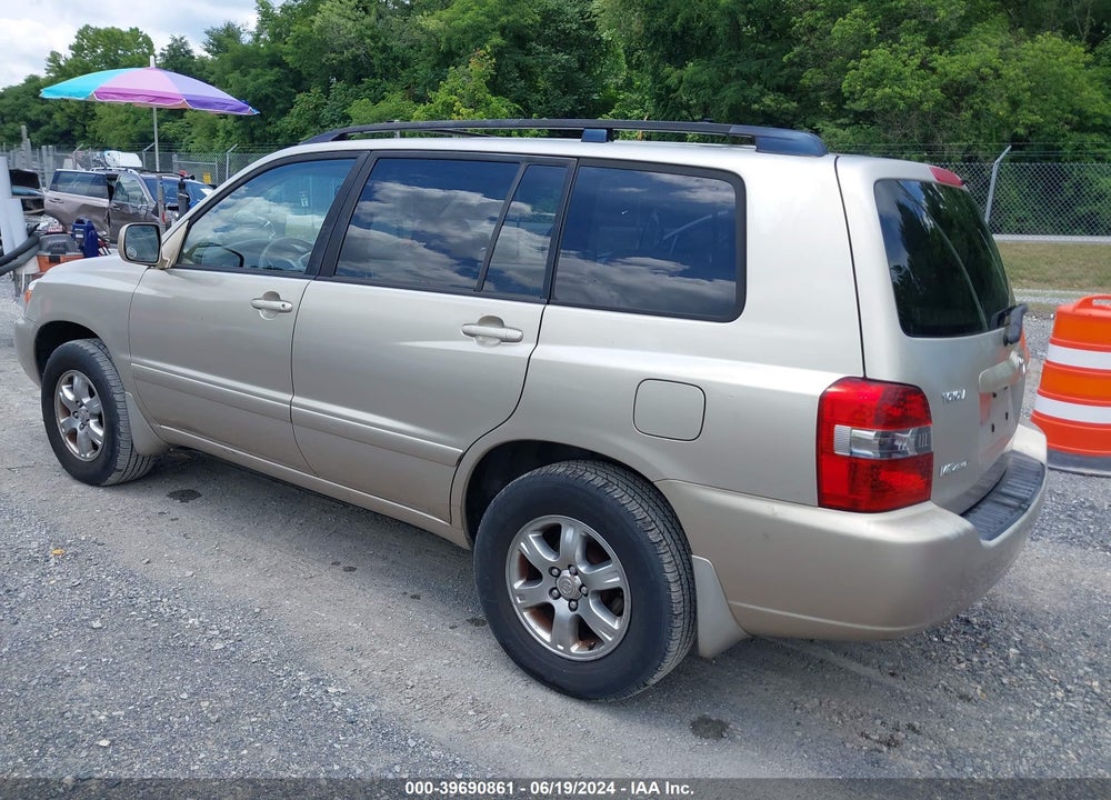 2006 TOYOTA HIGHLANDER V6 VIN: JTEEP21A460186098