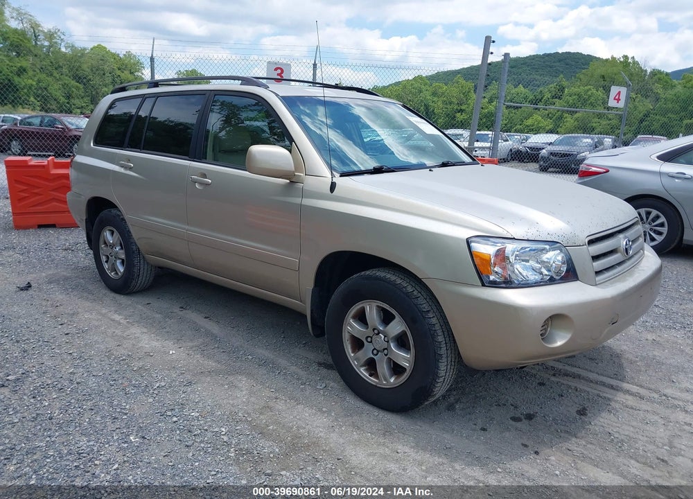 2006 TOYOTA HIGHLANDER V6 VIN: JTEEP21A460186098