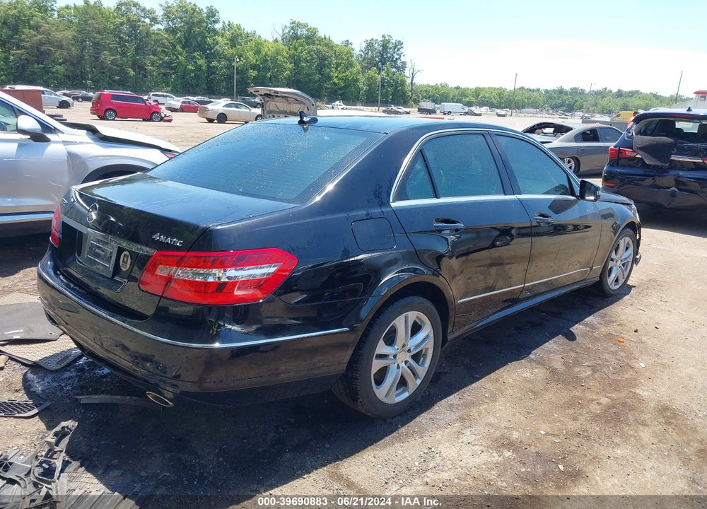 2011 MERCEDES-BENZ E 350 4MATIC VIN: WDDHF8HBXBA443006