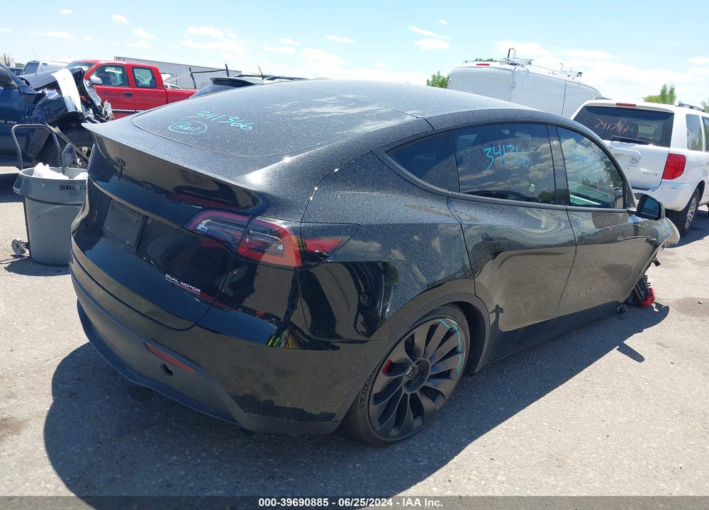 2022 TESLA MODEL Y PERFORMANCE DUAL MOTOR ALL-WHEEL DRIVE VIN: 7SAYGDEF4NF341366