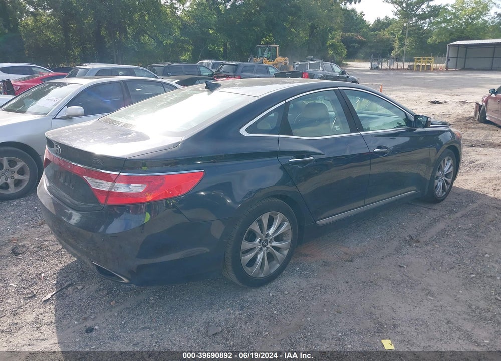 2013 HYUNDAI AZERA VIN: KMHFG4JG4DA259157