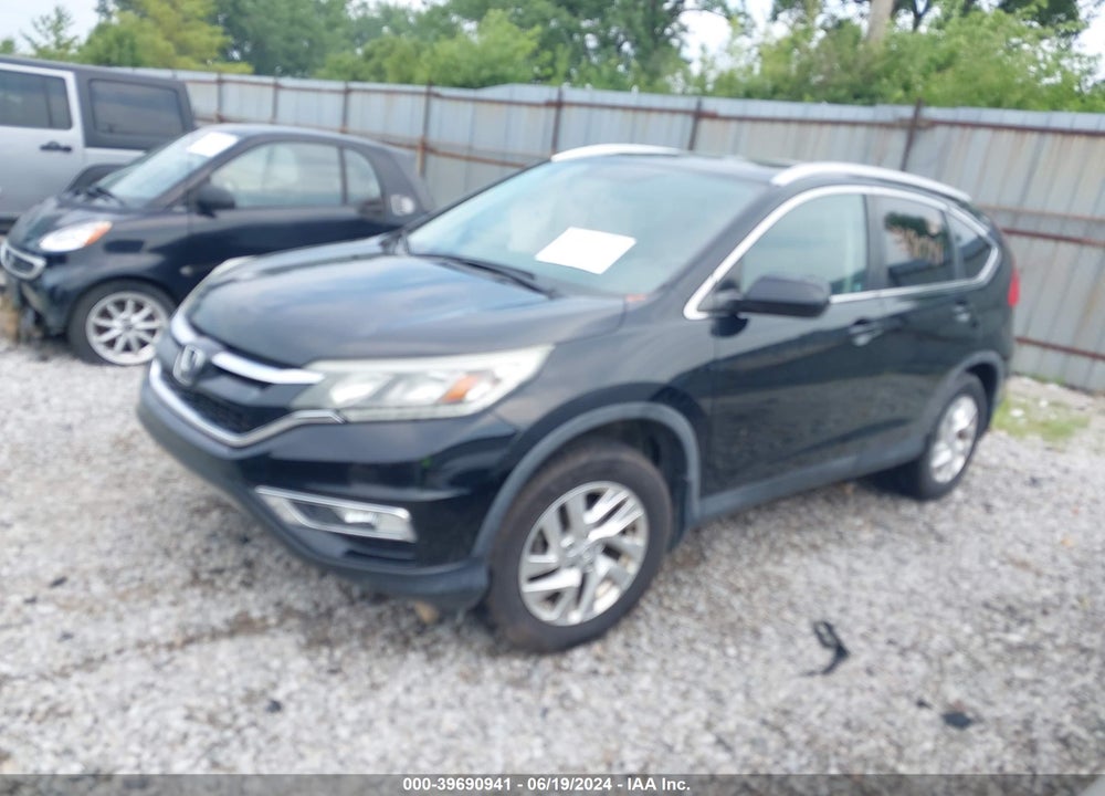 2015 HONDA CR-V EX-L VIN: 5J6RM4H71FL012695