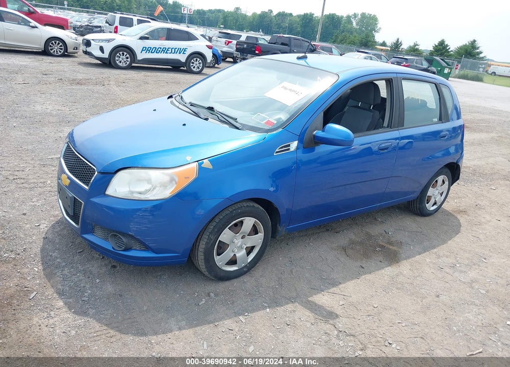2010 CHEVROLET AVEO LT VIN: KL1TD6DE8AB049454
